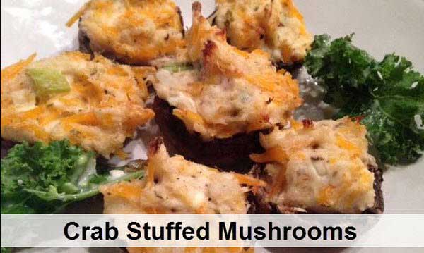Crab stuffed mushrooms