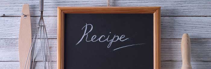 healthy recipe header