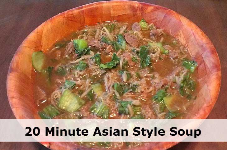 Asian style soup