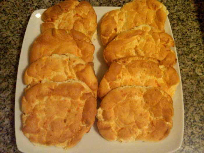 flavored oopsie rolls keto cloud bread